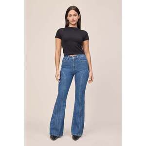 Warp Weft World MIA - FLARE JEANS in PACIFIC Size 30